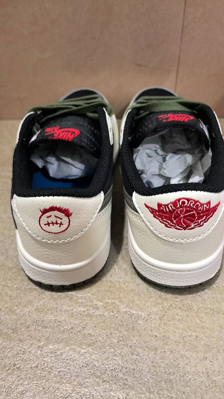 A cone Joe 1 joint barb low lace-up children's sneaker board shoes basketball shoes new children's shoes 964 -3